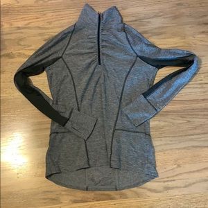 COPY - Women’s run 1/2 zip pullover small heathered grey